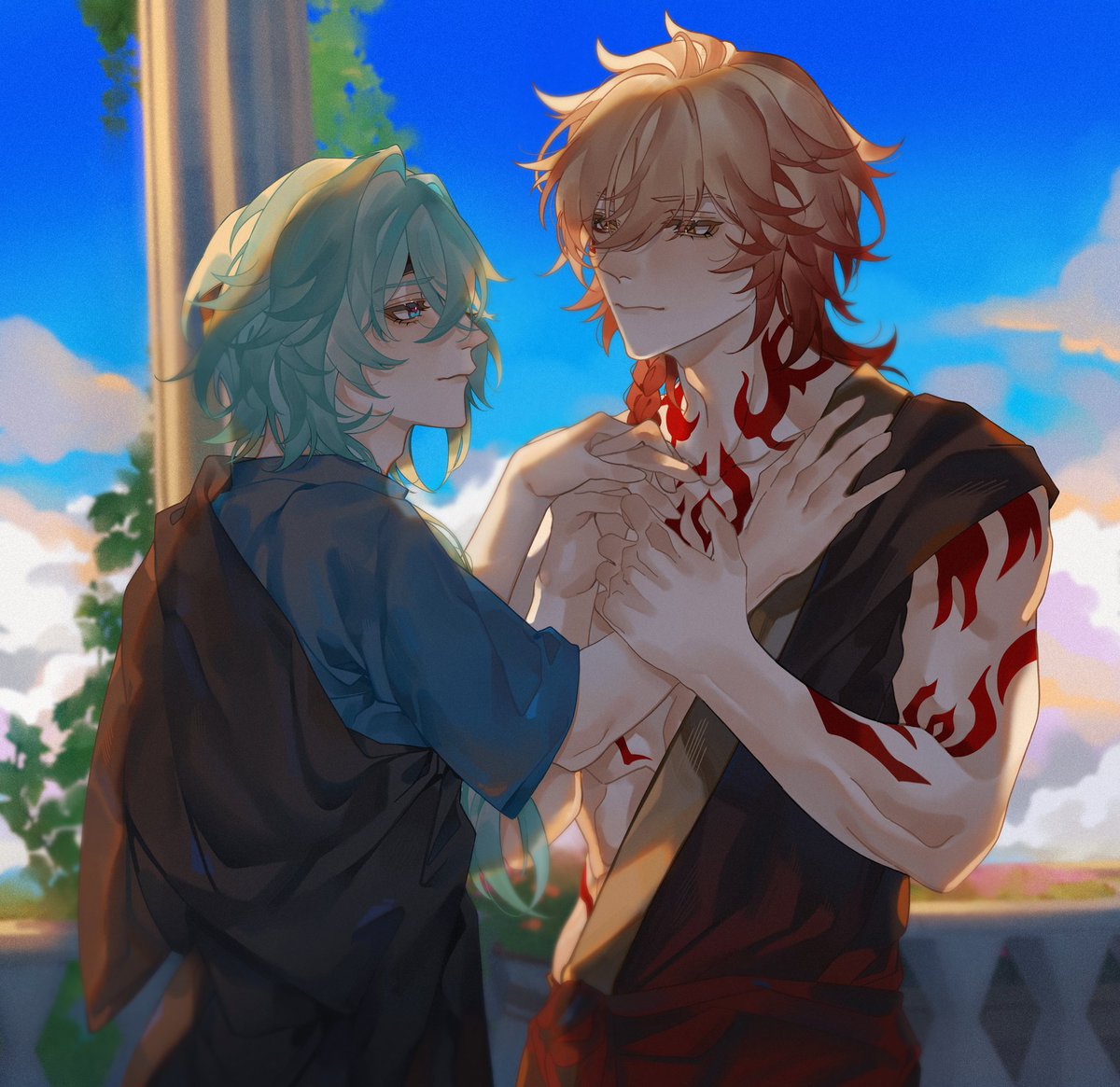 the prince and the scholar
#honkaistarrail #mydei #anaxa