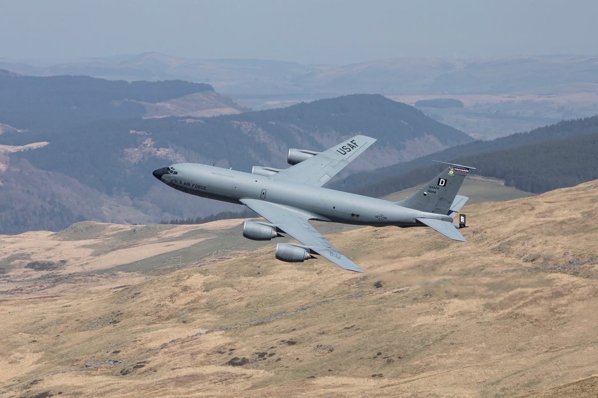 USAF KC-135 low level #USAF