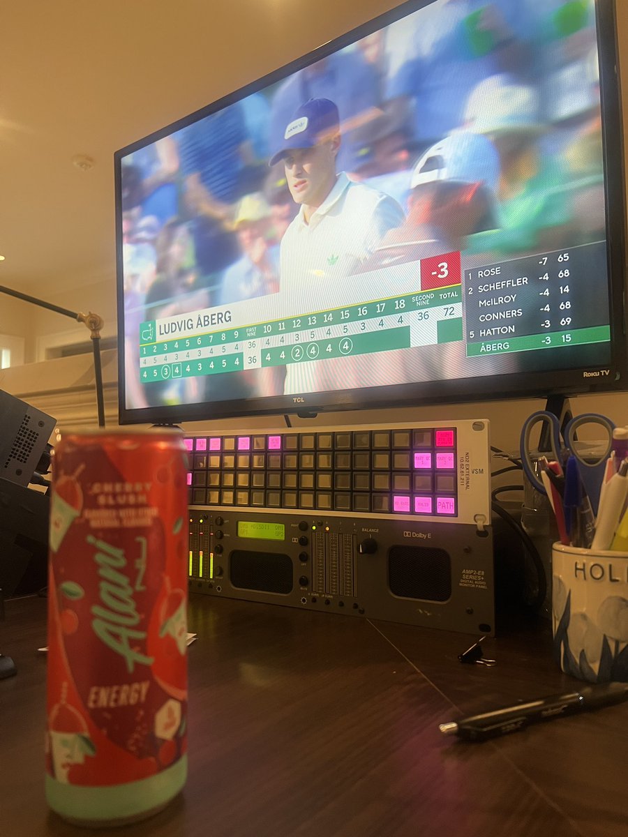 mmk102576's tweet photo. Two of my favorite things @AlaniNutrition and @TheMasters #worklife #needcaffeine #cherryslush #sotired 😴💤🛌 https://t.co/IOL5LzZfHu
