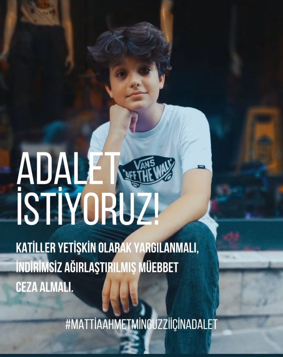 Bu masum meleğin katilleri yetişkin gibi yargılansın! Başka canlar gitmesin caniler cezasını çeksin! 
O kadar zalimler ve o kadar kötüler ki mezar bahçesini bile kıskandılar pislikler!

 #AhmetMattiaMinguzziİcinAdalet