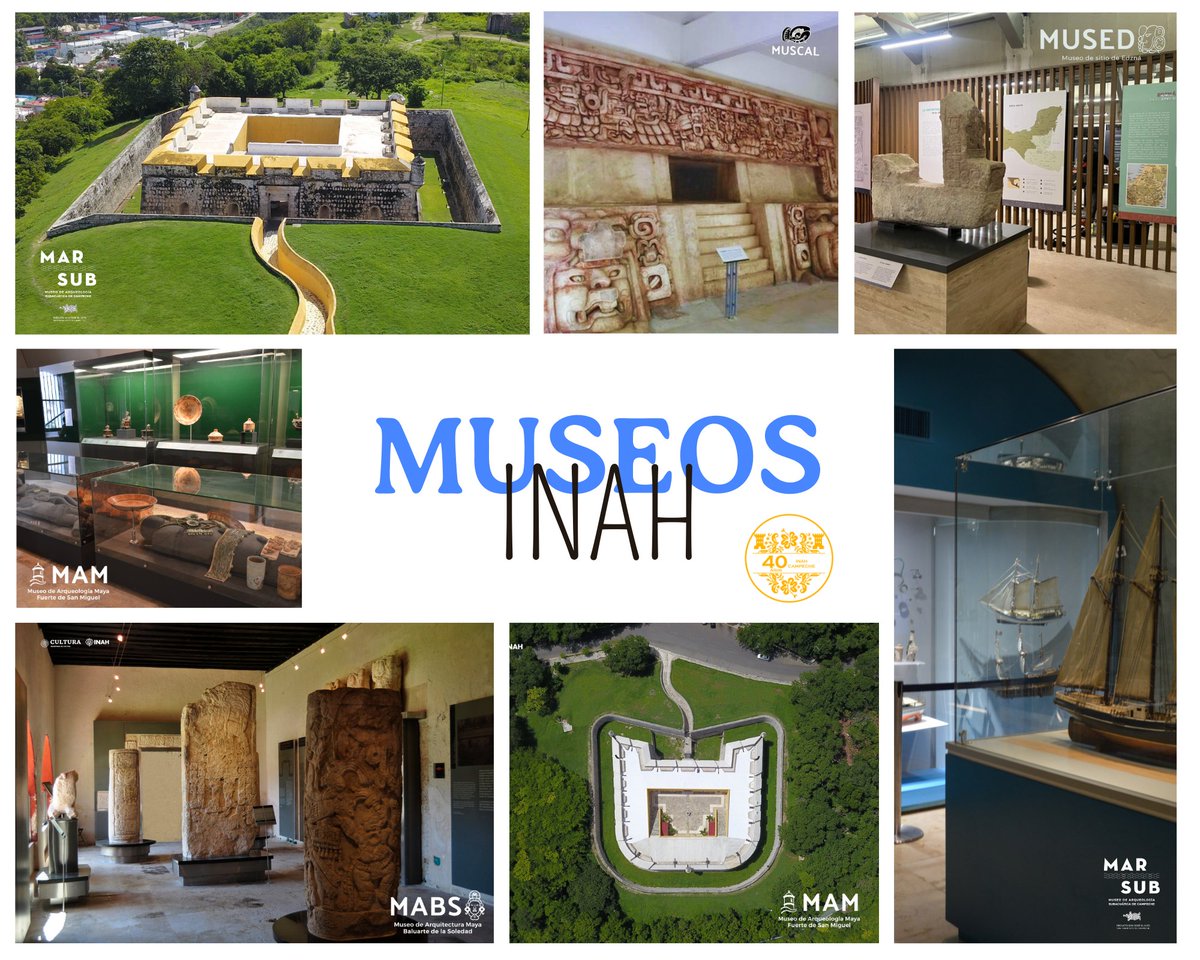 inahcampeche's tweet photo. ¿Ya conoces los Museos INAH?
Te esperamos 🤩📸

#CentroINAHCampeche #MuseosINAH #MABS #40añosinahcampeche #MAM #MUSED #MARSUB #MUSCAL https://t.co/3MHLPjE0cC