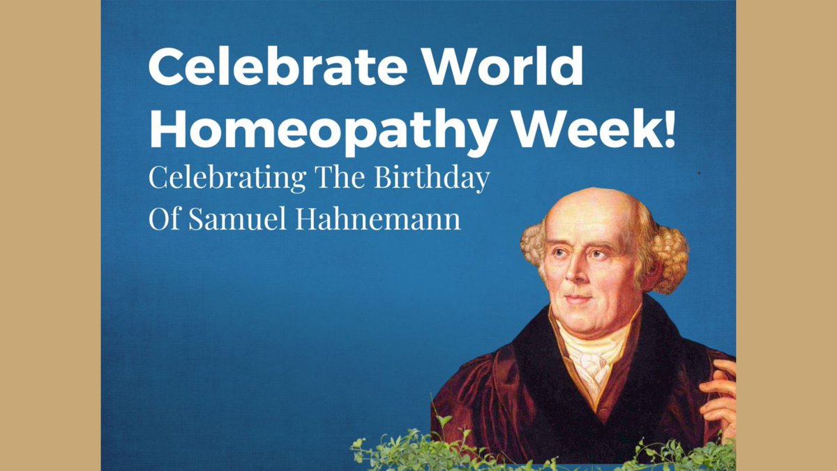 World homeopathy day is celebrated on April 10 every year - The anniversary of Samuel Hahnemann's birthday! And of course, the rest of the week is world homeopathy awareness week.

#homeopathychoice #savehomeopathy #homeopathyishealthcare #ichoosehomeopathy #homeopathy