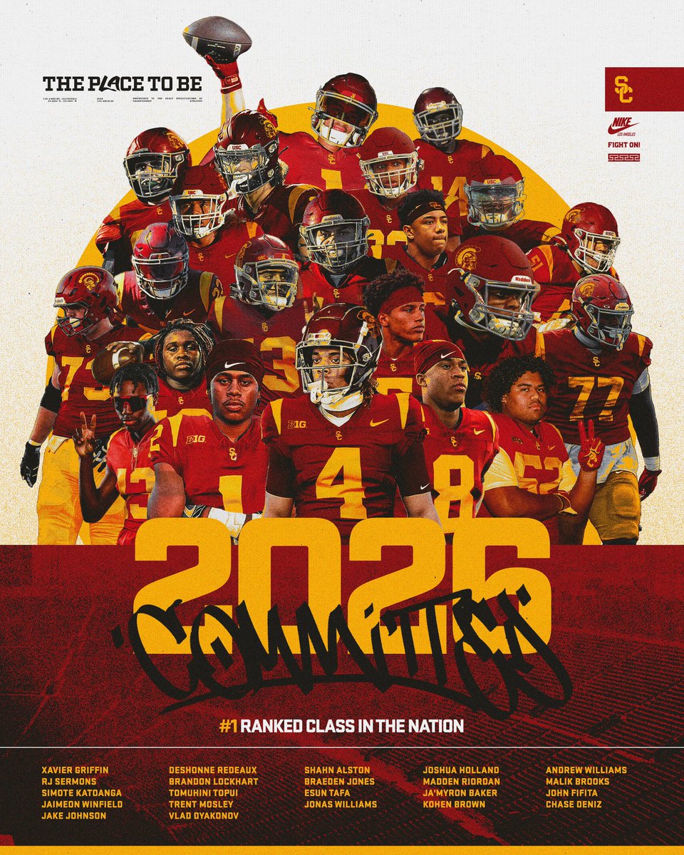 Jake Johnson (@jake_johnson_) on Twitter photo Let's go, <a href="/uscfb/">USC Football ✌️</a> is the pLAce for me in 2026! Blessed to be part of this group!✌️<a href="/LincolnRiley/">Lincoln Riley</a> <a href="/Coach_Henny/">Eric Henderson</a>
<a href="/CoachNua/">Shaun Nua</a> <a href="/dantonlynn/">D'Anton Lynn</a> <a href="/flowlikerob/">Rob Ryan</a> <a href="/CoachSkyJones/">Skyler Jones</a> <a href="/_maximus347/">Maximus Stienecker</a> <a href="/WestonZernechel/">Weston Zernechel</a> <a href="/AddiGoodson/">Addi Goodson</a> <a href="/USC_Athletics/">USC Trojans</a> <a href="/USC/">USC</a> #DawgWork #FightOn <a href="/Coach_Moore5/">Tyler Moore</a> <a href="/Coach_Hill2/">Malcolm Hill</a>
<a href="/Dlem59/">Devin Lemons 👆🏾🌵</a> Let's go, <a href="/uscfb/">USC Football ✌️</a> is the pLAce for me in 2026! Blessed to be part of this group!✌️<a href="/LincolnRiley/">Lincoln Riley</a> <a href="/Coach_Henny/">Eric Henderson</a>
<a href="/CoachNua/">Shaun Nua</a> <a href="/dantonlynn/">D'Anton Lynn</a> <a href="/flowlikerob/">Rob Ryan</a> <a href="/CoachSkyJones/">Skyler Jones</a> <a href="/_maximus347/">Maximus Stienecker</a> <a href="/WestonZernechel/">Weston Zernechel</a> <a href="/AddiGoodson/">Addi Goodson</a> <a href="/USC_Athletics/">USC Trojans</a> <a href="/USC/">USC</a> #DawgWork #FightOn <a href="/Coach_Moore5/">Tyler Moore</a> <a href="/Coach_Hill2/">Malcolm Hill</a>
<a href="/Dlem59/">Devin Lemons 👆🏾🌵</a>