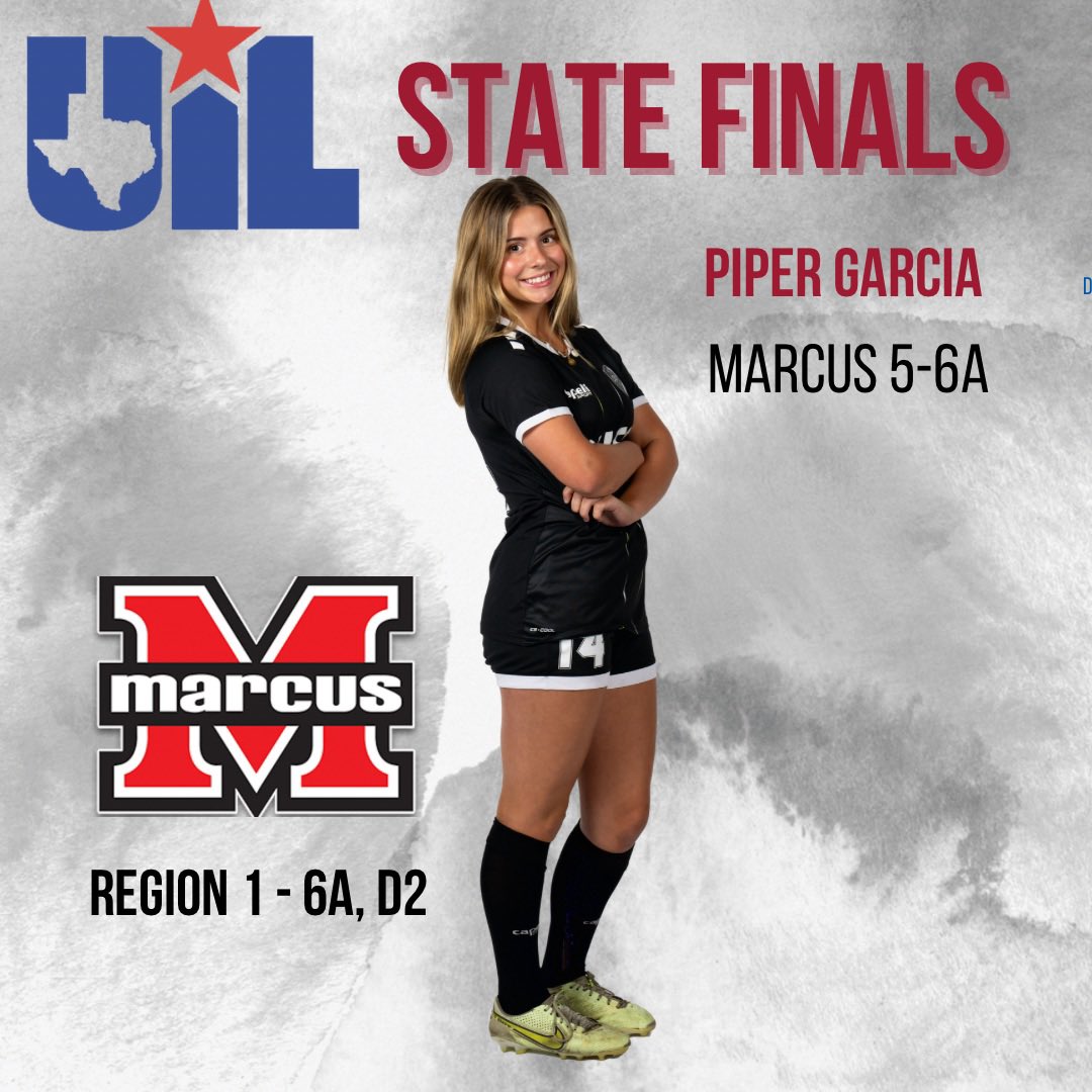 DKSC ECNL 06/07G (@07gdksc) on Twitter photo Wishing <a href="/PiperbelleG/">piperbelle_garcia14</a> and her <a href="/Marcus_MMFCG/">Marcus Girls Soccer</a> teammates best of luck in the 6A Division 2 championship game this weekend!! Wishing <a href="/PiperbelleG/">piperbelle_garcia14</a> and her <a href="/Marcus_MMFCG/">Marcus Girls Soccer</a> teammates best of luck in the 6A Division 2 championship game this weekend!!
