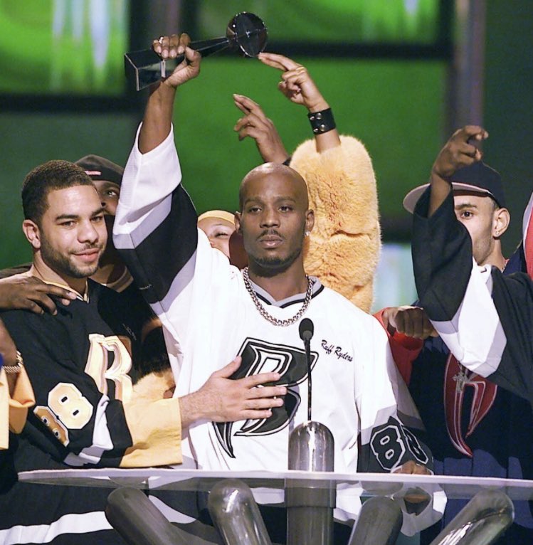 My childhood was filled with plenty of DMX legendary music and moments! Rest easy KING! 🤴🏾🤞🏾🕊️🖤 #DMX #RuffRyders