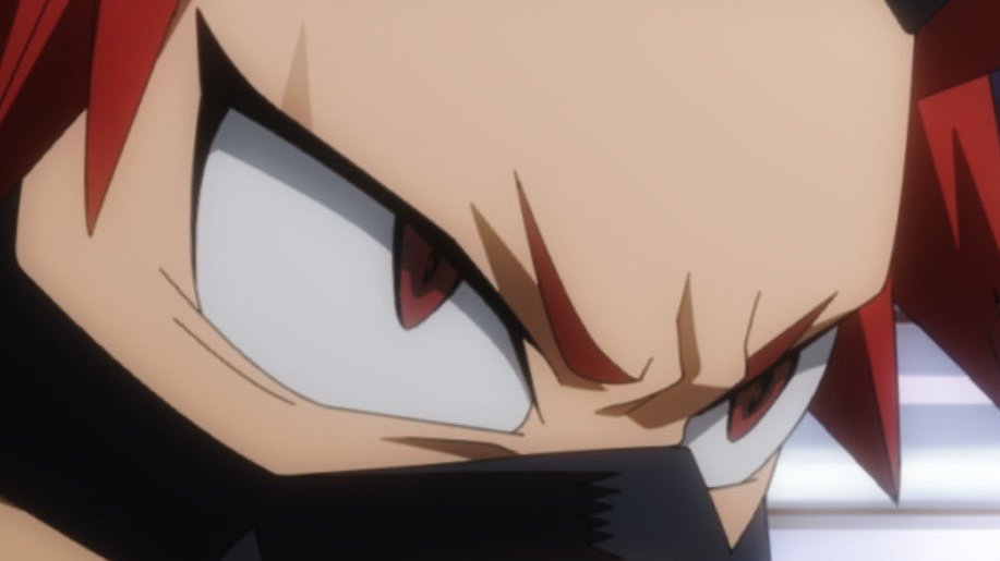 _deitado's tweet photo. Do you think Kirishima wakes up even earlier to do his eyeliner before going to school or is it natural. Are those his natural lashes??? Eyeliner??? Anyways He is ridiculously pretty https://t.co/Nlo4bp1ZjA