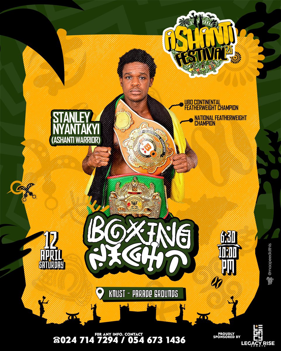 Guys it is on, ASHANTIFEST 🟡⚫️🟢 <a href="/Asante_nation/">The Asante Nation</a> <a href="/DrAmoakohene/">Dr Frank Amoakohene</a>