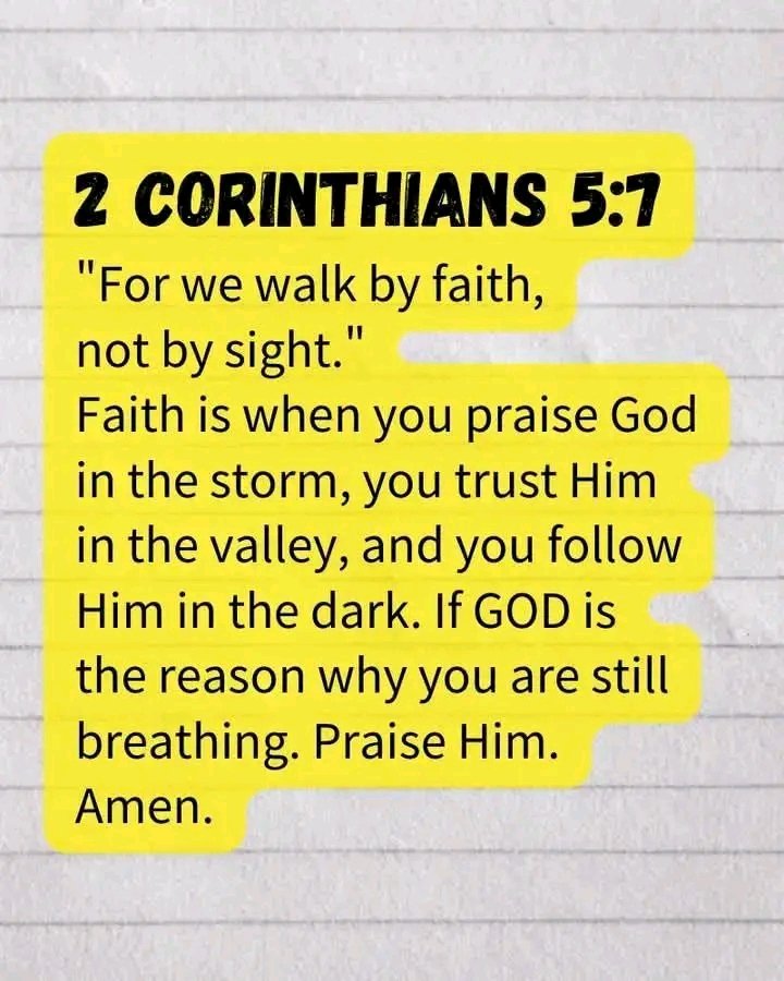 2 Corinthians 5:7