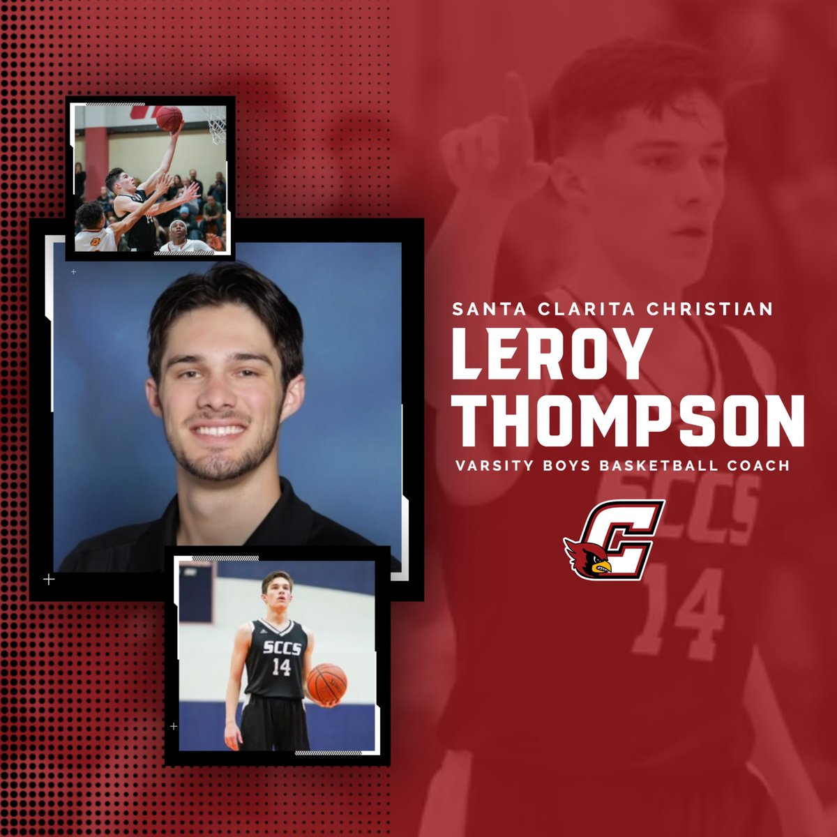 Starting5Bball's tweet photo. Coach Leroy has been named the new Varsity Boys Basketball Coach at SCCS. He is a 2019 graduate of SCCS and a ‘
2024 graduate of The Master’s University. He will be teaching full-time as well.

@Tarek_Fattal @pollonpreps @haleymsawyer @JustinwillTweet @TylerWainfeld https://t.co/ybYvq5CzrM