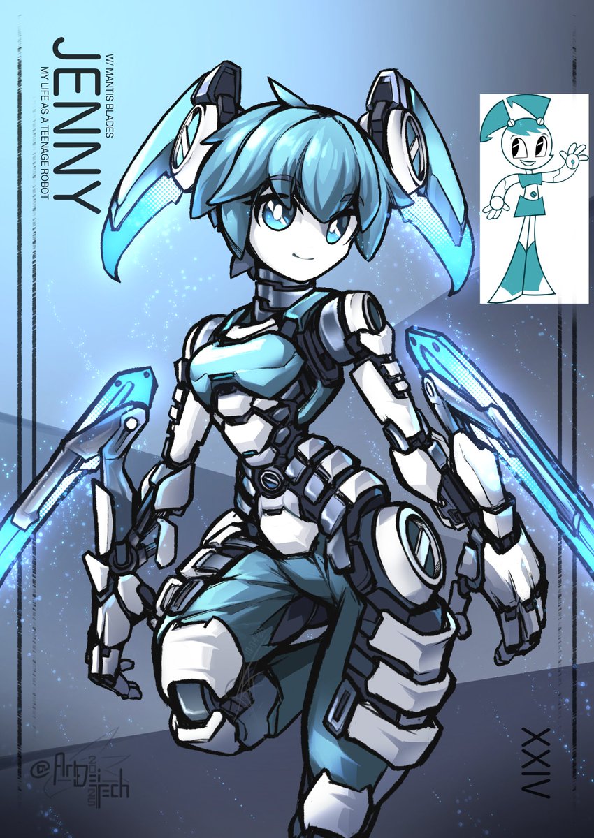 ArtDeiTech's tweet image. -- jenny wakeman w/ mantis blades --
#XJ9 #mlaatr #jennywakeman #Cyberpunk2077