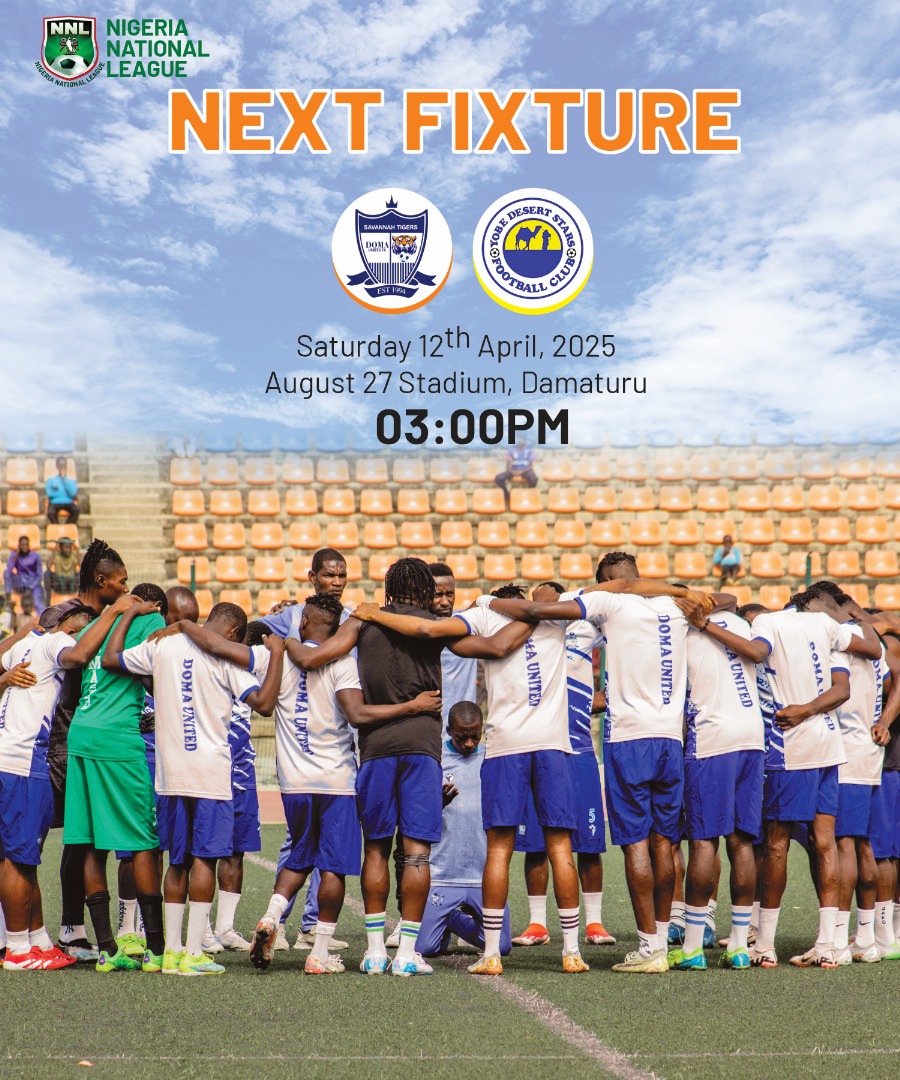 Doma United FC, Gombe 🐅 tweet media