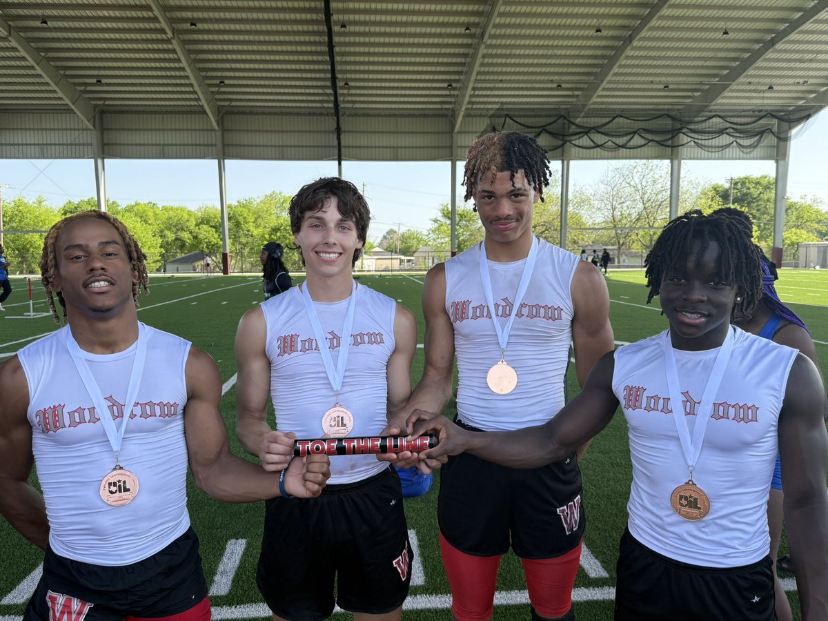 Congratulations to Boys 4x100 Relay of Aiden Sepulveda, Ryan Newman, Isaac Lwate, &amp; Mike Burks for qualifying for the Regional Track Meet!

We are so proud of you!
#ToeTheLine