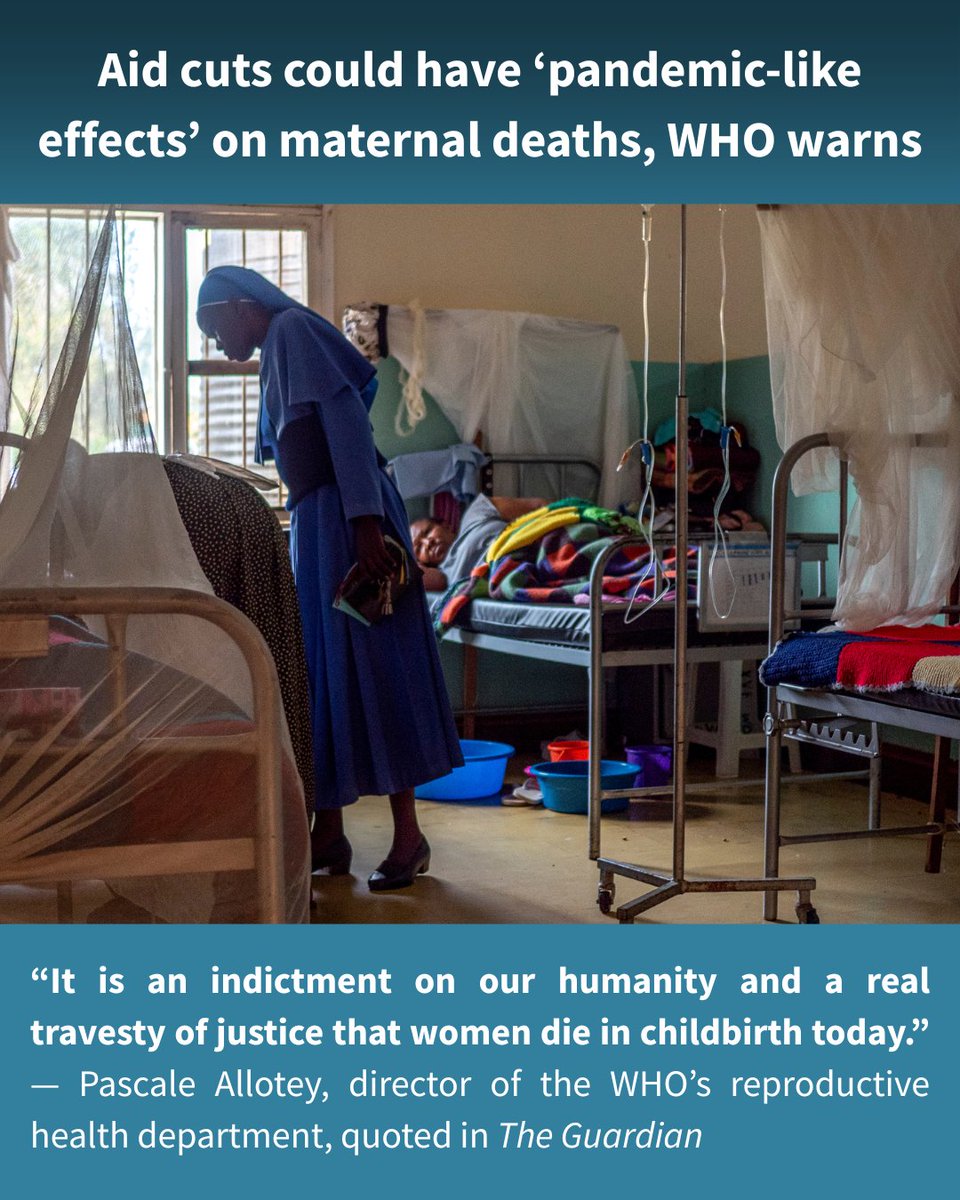 Fistula Foundation (@fistula_fdtn) on Twitter photo In a recent <a href="/guardian/">The Guardian</a> article, <a href="/WHO/">World Health Organization (WHO)</a> warns foreign aid cuts could have pandemic-like effects on maternal deathsāespecially in conflict zones.
As access to care vanishes, obstetric fistula cases may rise. <a href="/Fistula_Fdtn/">Fistula Foundation</a> will leave no woman behind. <a href="/katlay/">Kat Lay</a> <a href="/PascaleAllotey/">Pascale</a> In a recent <a href="/guardian/">The Guardian</a> article, <a href="/WHO/">World Health Organization (WHO)</a> warns foreign aid cuts could have pandemic-like effects on maternal deathsāespecially in conflict zones.
As access to care vanishes, obstetric fistula cases may rise. <a href="/Fistula_Fdtn/">Fistula Foundation</a> will leave no woman behind. <a href="/katlay/">Kat Lay</a> <a href="/PascaleAllotey/">Pascale</a>