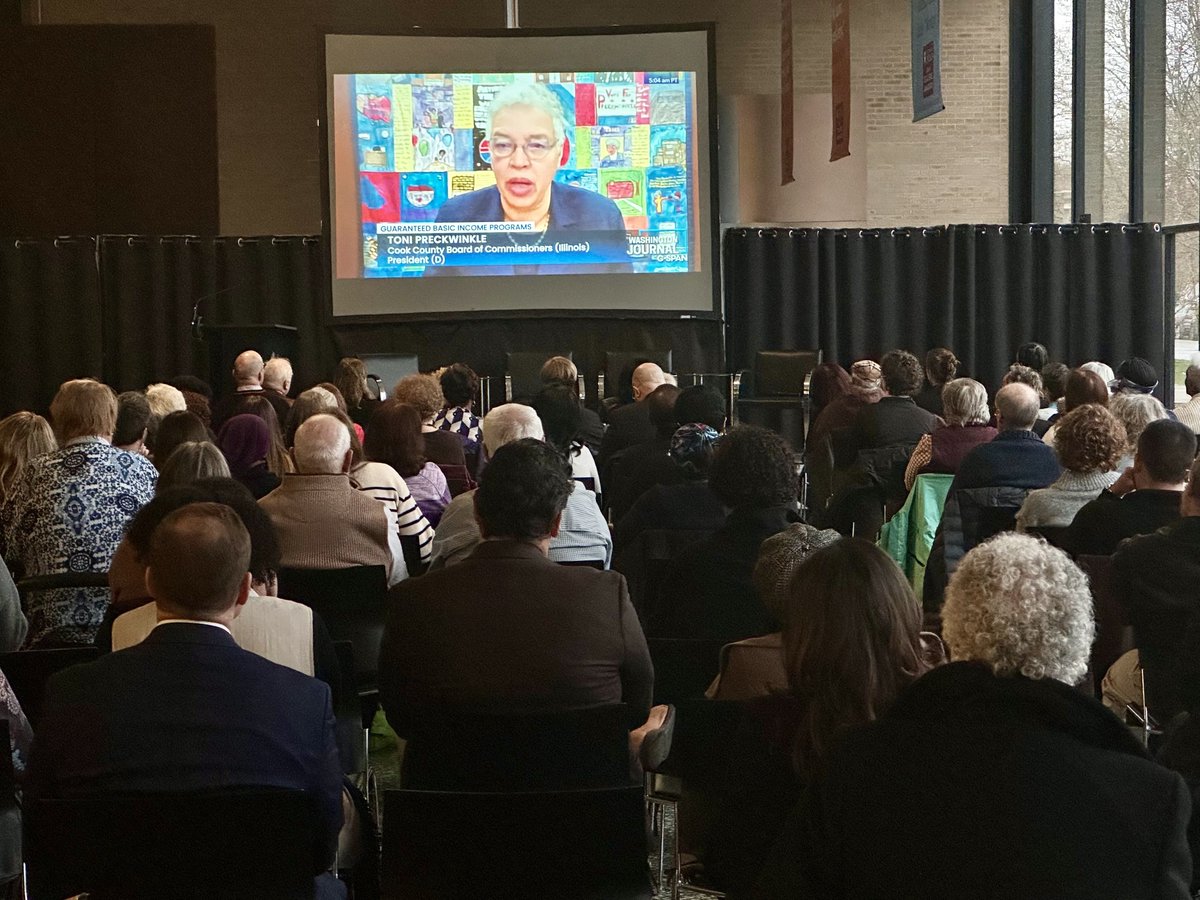 The Cook County Promise Guaranteed Income Pilot was the largest publicly-funded program of its kind in the U.S., giving 3,250 households $500/month for 2 years.

And yesterday, our team hit Chicago with President <a href="/ToniPreckwinkle/">Toni Preckwinkle</a> to discuss its takeaways and screen <a href="/ItsBasicDoc/">It’s Basic Documentary</a>.
