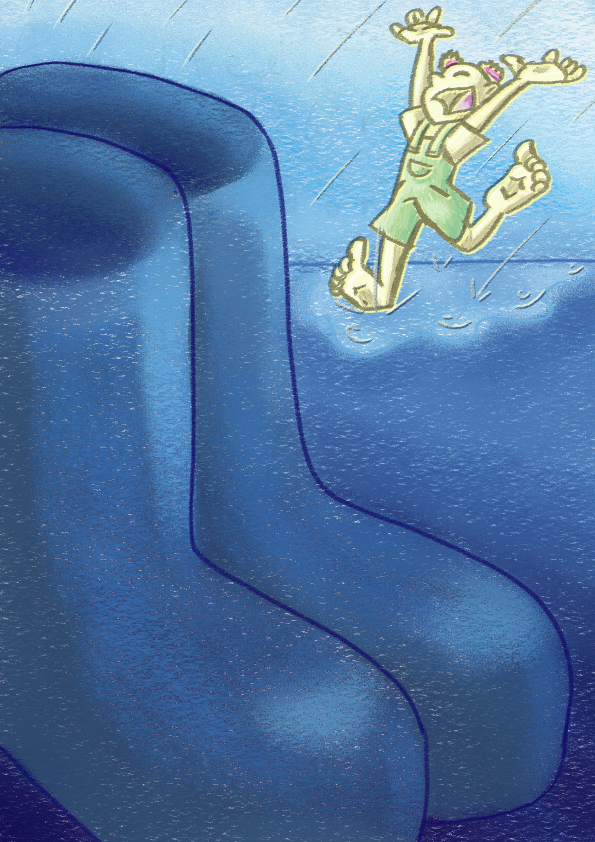 alycattweets's tweet photo. Made something new, though I have a few different ideas cooking. Prompt Rainboots, Palette Forget Me Not
 #sproutfight2025 https://t.co/sEgs8lQNMP