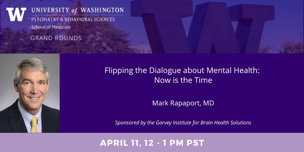 UW Psychiatry (@uwpsychiatry) on Twitter photo 4/11 Grand Rounds. Dr. Rapaport <a href="/UofUHealth/">University of Utah Health</a> will discuss why now is the right time to flip the dialogue about the cost and value of mental health 180 degrees. Free and open to the public. #MentalHealth
tinyurl.com/yc2has4w 4/11 Grand Rounds. Dr. Rapaport <a href="/UofUHealth/">University of Utah Health</a> will discuss why now is the right time to flip the dialogue about the cost and value of mental health 180 degrees. Free and open to the public. #MentalHealth
tinyurl.com/yc2has4w