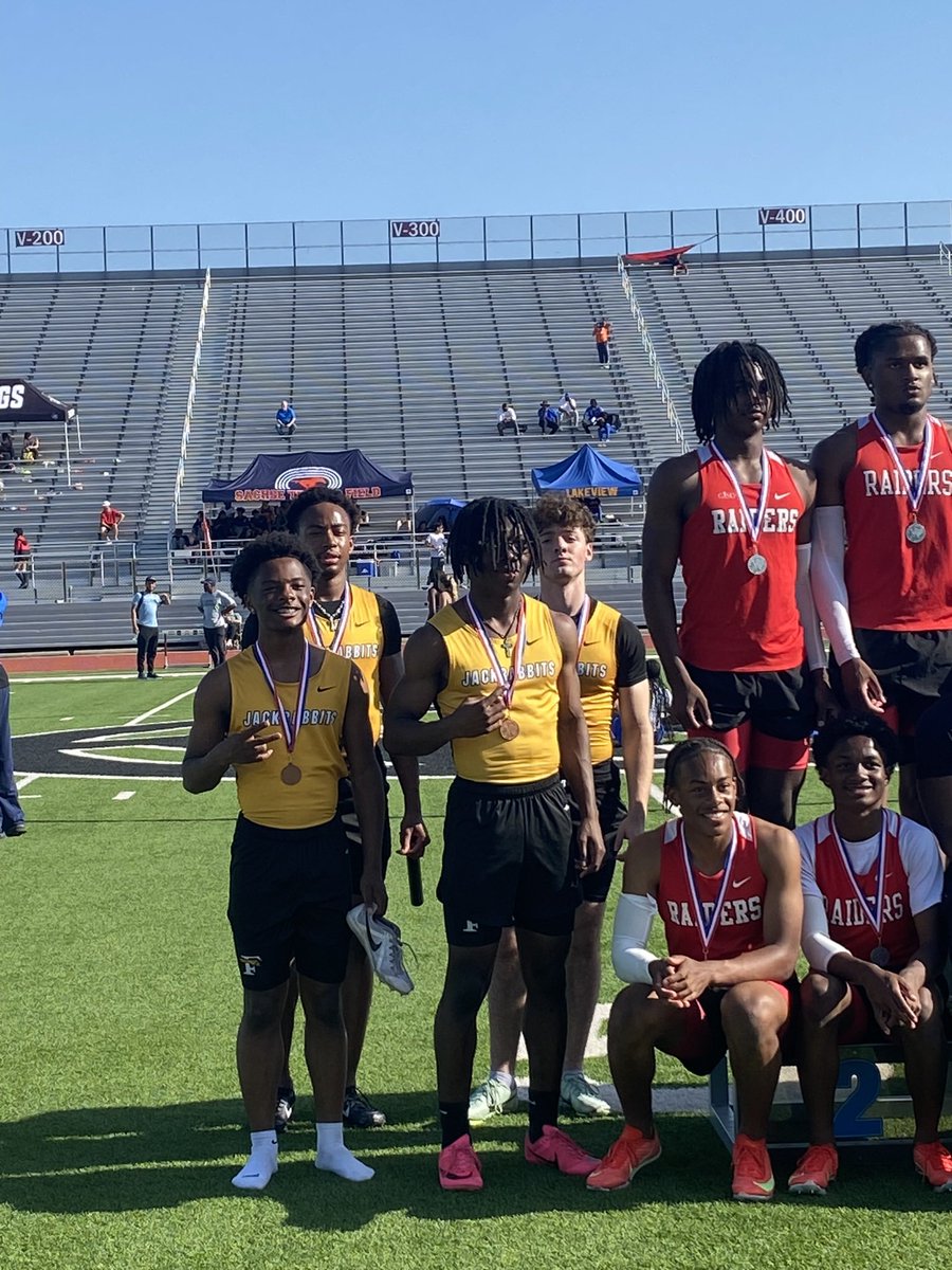 TrackForney's tweet image. Congrats to the regional qualifiers in the 4x100!

Coren Laney, Tra Henson, Aydan Alexander, and Preston Jackson