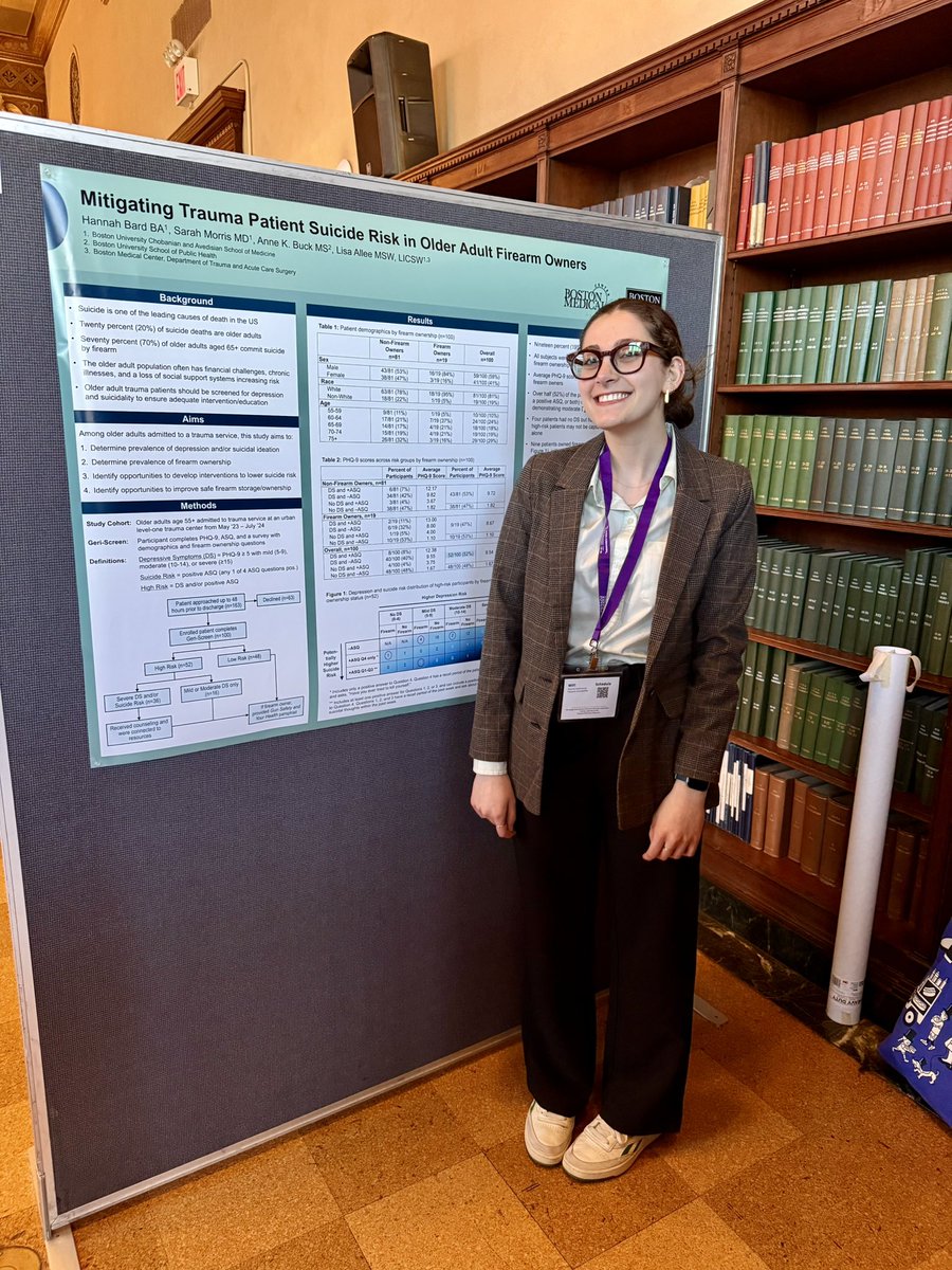 HannahBard75's tweet photo. Thrilled to share our BMC Geriscreen data at @savir_org this week. Looking forward to next year in Providence! https://t.co/kSSK6LQ63n