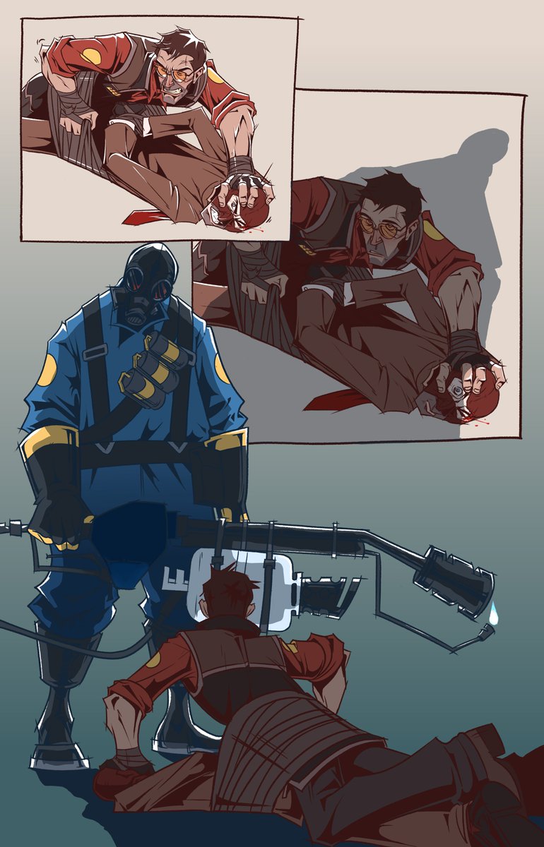 XiliCube's tweet photo. "MORE SNIPERSPY PLEASE MY SOUL IS YOURS" -strawpage anon
does this count?
#tf2 #tf2fanart #tf2sniper #tf2spy #tf2pyro https://t.co/uPotarE5I6