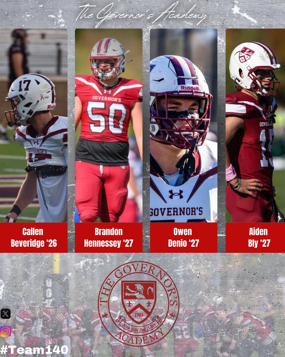 Congrats to <a href="/GovsFootball/">Governor's Football</a> #Team140 Captains!

 “The quality of a leader is reflected in the standard they set for themselves” Our standard is our standard!

Attitude - Effort - Preparation