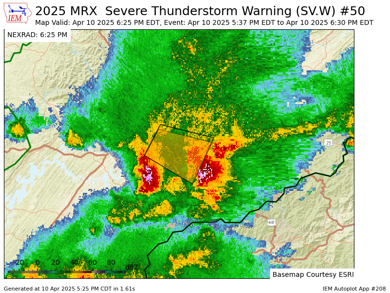 VictoriaCavWx's tweet photo. MRX expires Severe Thunderstorm Warning for Blount, Knox, Sevier [TN] https://t.co/rZZV7tNp5e https://t.co/keC4ISTRhh