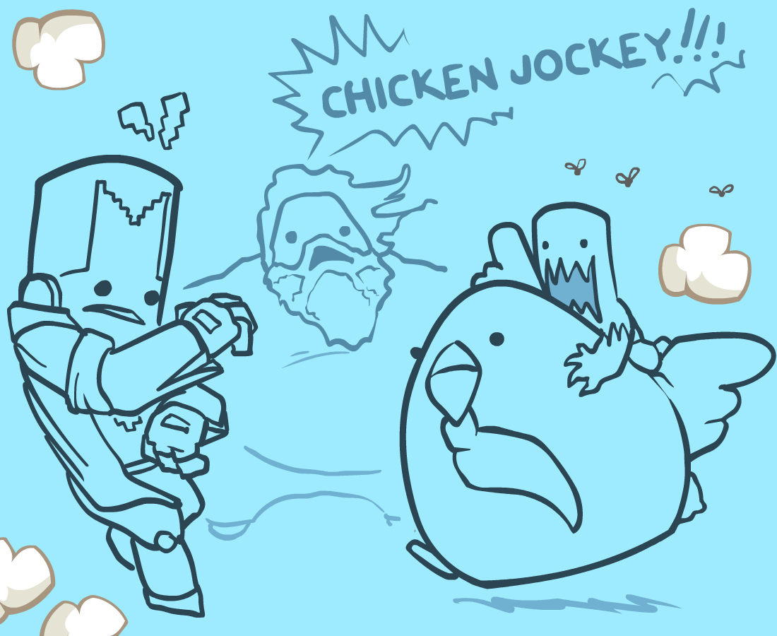 thebehemoth's tweet photo. CHICKEN JOCKEY!!! https://t.co/mP29pvcZ1y