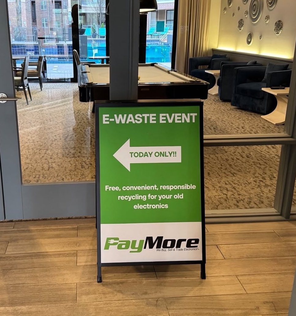 PAYMORESTORES's tweet image. Another driven franchisee making moves in the community—helping reduce e-waste while showing how PayMore Stores make buying, selling, and trading electronics safe, easy, and fun. From today’s hottest tech to yesterday’s favorites!
#TechForCash #EWasteSolutions #BuySellTrade