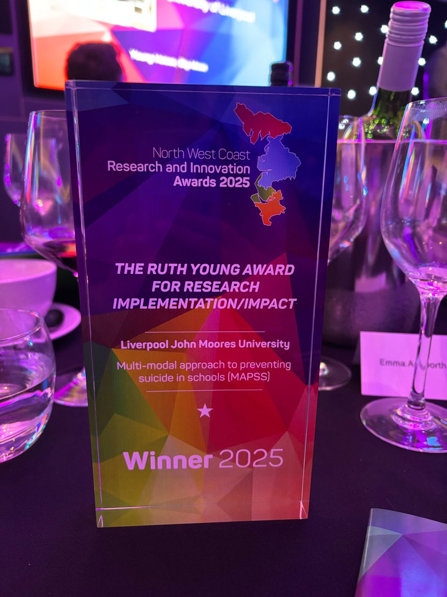 poojaliverpool's tweet image. Honoured for our team to have won The Ruth Young Award! 

#suicideprevention #NWCawards
@LJMU_IHR
@MAPSS_LJMU
@3dadswalking 
@SSHRG1 
@LJMU
@GrassrootsSP
@PAPYRUS_uk
@LivUni 
@UniOfYork
@mariamichail2 
@neilhumphreyUoM 
@emma_ash 
@ChampsPHC 
@innovationnwc
@arc_nwc
@RCBB_LJMU
