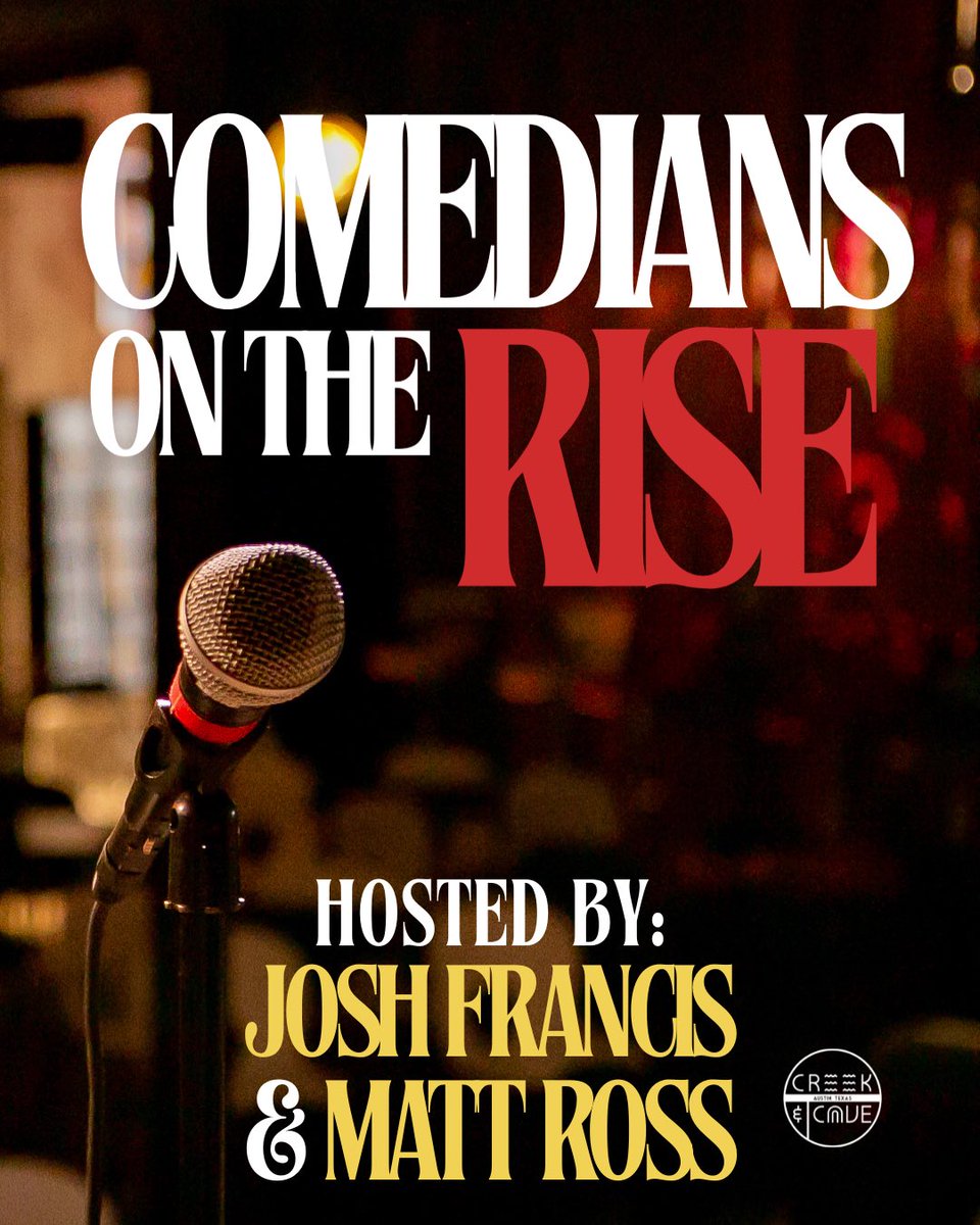 🔥 This weekend at The Creek 🔥 PACKED weekend ahead &amp; we’re stoked to see you 🙌 Get tix 🎟️ to everything coming up —> creekandcave.com/#shows

Here’s what’s up this weekend -

‼️Fri 4/10 (tomorrow!): <a href="/LeahLamarr/">Leah Lamarr</a> headlines at 7pm, Creek Featured at 9pm, <a href="/RoastBattle/">Roast Battle</a> at 11pm