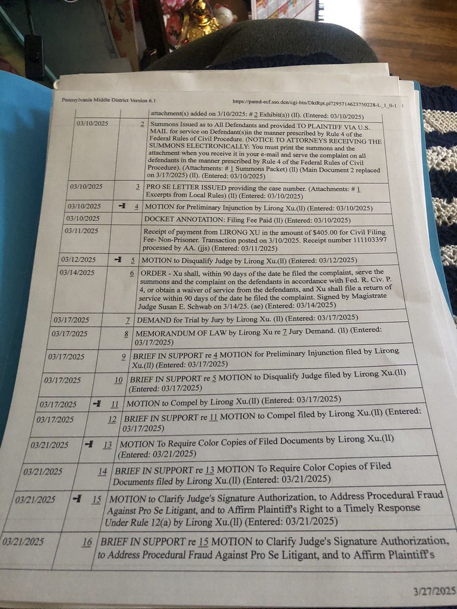 hhhhssqy's tweet photo. Defendant PA Supreme Court Chief Justice **Debra Todd**,  .  The case system is detailed and advanced, making everything transparent and easy to track. Any issues can also be identified. This is a legal battle against systemic corruption in Pennsylvania's judicial system! https://t.co/aMKmYET2Xv