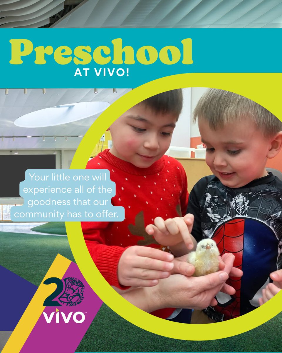 Our preschoolers are learning about lifecycles through hands-on experience! Choose Vivo for preschool - plant the seeds to raise healthier generations. Registration for next school-year is open: vivo.ca/the-centre/pre…
#vivoyourlife #yycpreschool #yycearlylearning