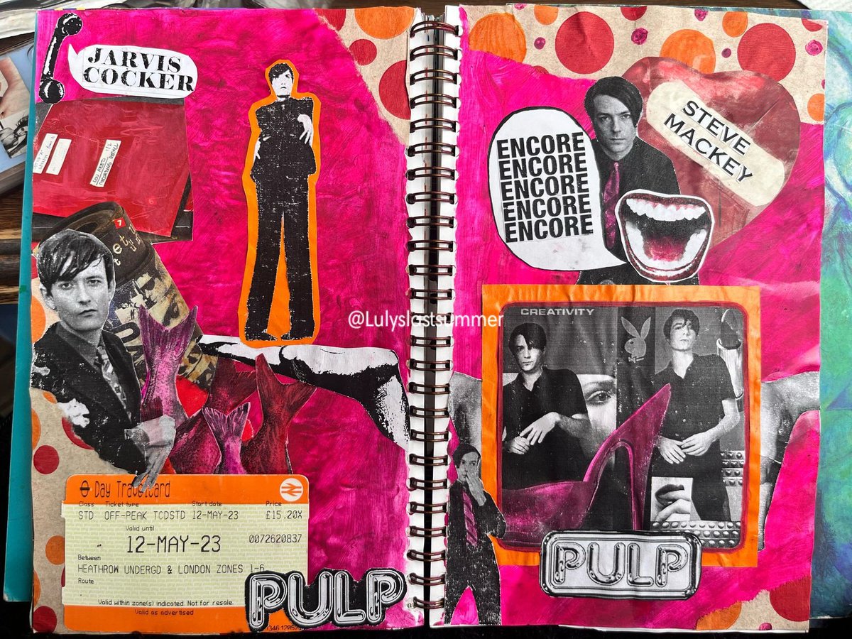 Lulyslastsummer's tweet photo. Happy #PulpDay from me and my last 3 collages!!#WeLovePulp https://t.co/R8Ie36qGKD