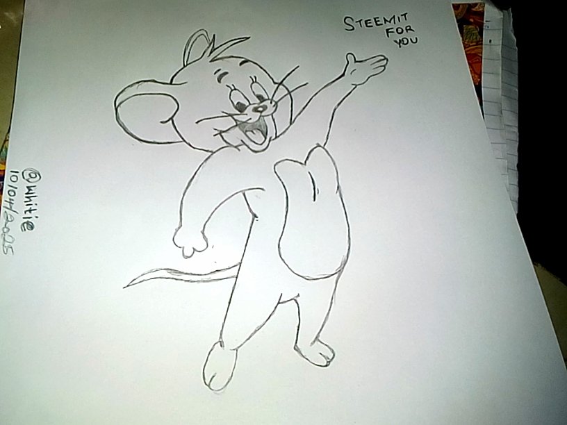 savywhitie's tweet image. How many of you still remember this movie Tom and Jerry today I drawn Jerry mouse check it out 
#steem  #steemit 
#creativitywriting
steemit.com/hive-126193/@w…