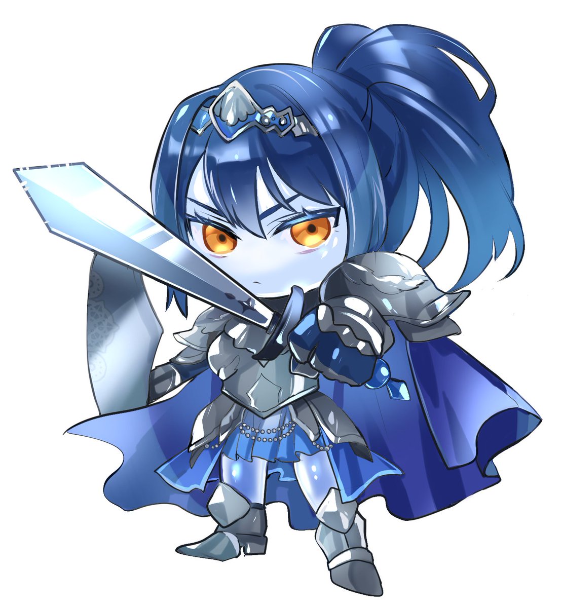 今度始めるSWキャンペの立ち絵をミノ（<a href="/senmaisashi1028/">ミノ</a>）ILに依頼しました。フロウライトの神官戦士、透明な鉱石の身体という特殊な種族設定、イラストにかっこよく落とし込んで頂いて感謝です！

夜帷かもめ様専用を購入しました | SKIMA（スキマ）
#SKIMA #コミッション

 skima.jp/profile?id=299…
