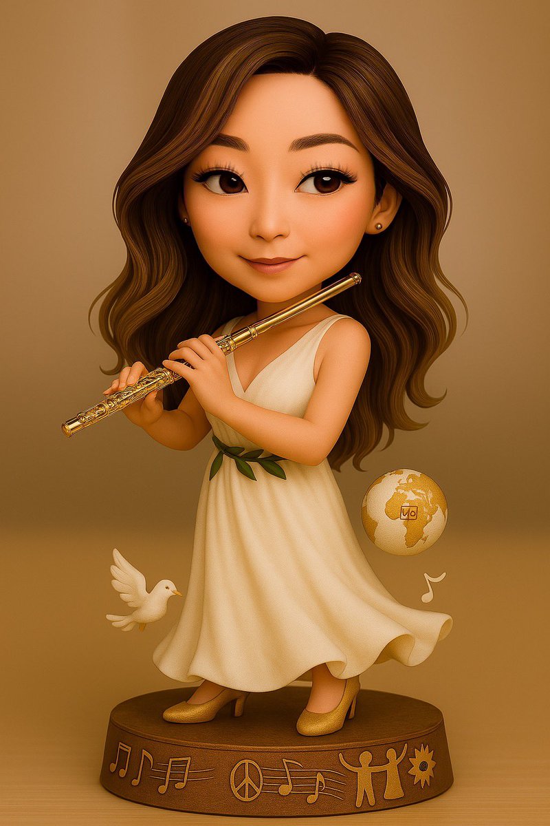 kaorifujii_net's tweet photo. It’s wild what ChatGPT can do these days… Apparently, these are two collectible versions of myself! 🤯

Which one do you think is more me? 😄

#AIart #DigitalCollectibles #MusicBeyond #Flutist #FounderLife https://t.co/emLES6prsR