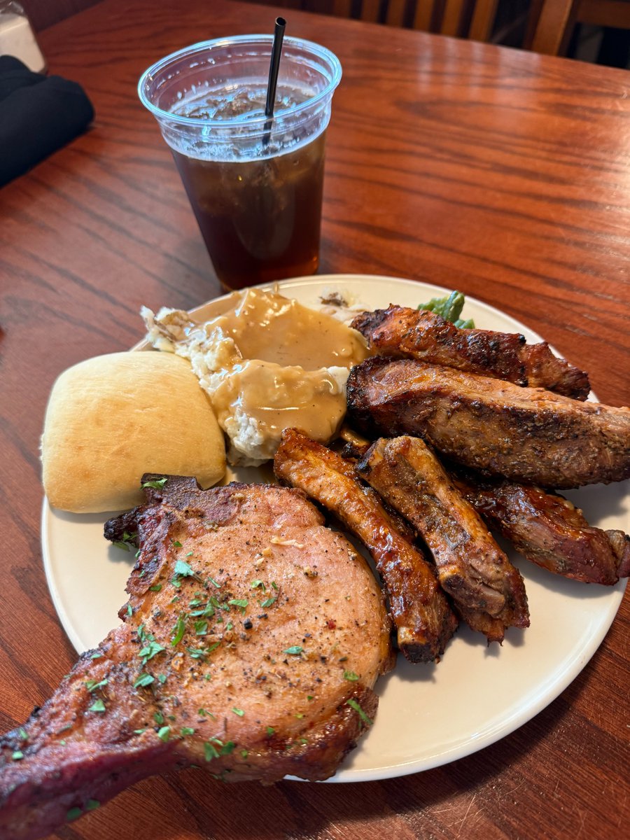 Thursday Night at the Coach's Clinic!  Food is not going to be an issue this weekend. 🥩🥃