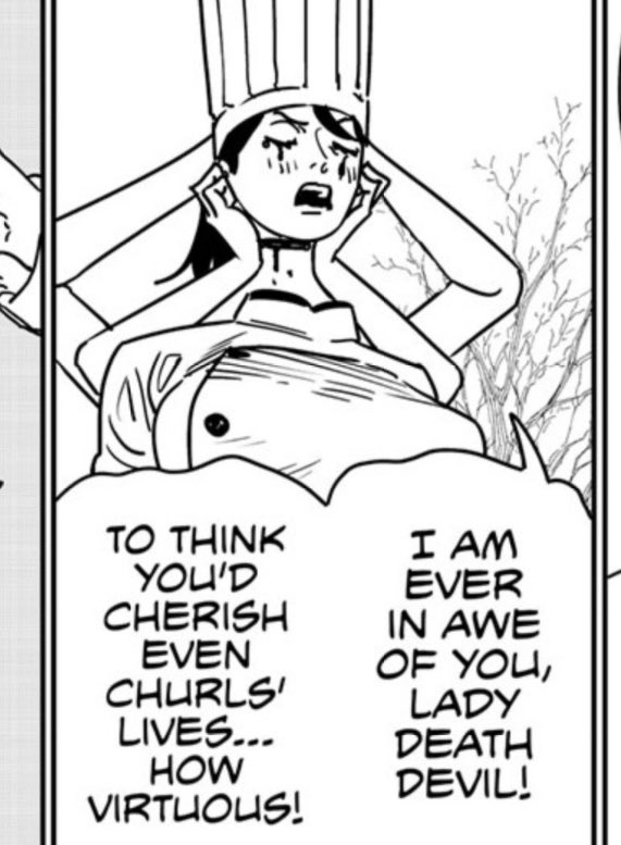 she kind of gay as hell for this!!!!!! #csm #devilyuri 