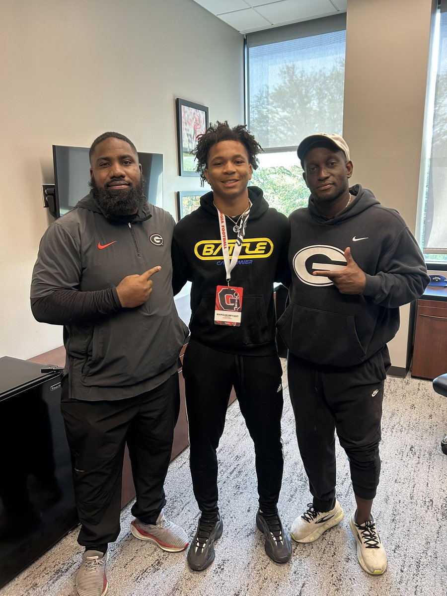 Marquis Bryant 4⭐️( 2027) (@quisbryantt) on Twitter photo After a conversation with <a href="/RRACKLEY9/">Coach Ranier (Rack) Rackley</a> I'm blessed to receive an offer from <a href="/GeorgiaFootball/">Georgia Football</a> ! <a href="/KirbySmartUGA/">Coach Kirby Smart</a> <a href="/Coach_TRob/">Travaris Robinson</a> <a href="/coachDMetcalf/">David Metcalf</a> <a href="/RRACKLEY9/">Coach Ranier (Rack) Rackley</a> <a href="/RamsFootballNC/">Rolesville Rams Football</a> After a conversation with <a href="/RRACKLEY9/">Coach Ranier (Rack) Rackley</a> I'm blessed to receive an offer from <a href="/GeorgiaFootball/">Georgia Football</a> ! <a href="/KirbySmartUGA/">Coach Kirby Smart</a> <a href="/Coach_TRob/">Travaris Robinson</a> <a href="/coachDMetcalf/">David Metcalf</a> <a href="/RRACKLEY9/">Coach Ranier (Rack) Rackley</a> <a href="/RamsFootballNC/">Rolesville Rams Football</a>