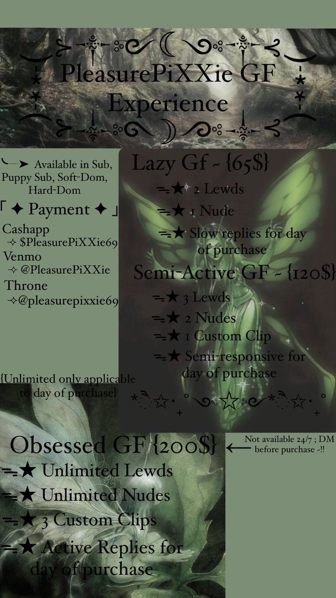 LocalslutPiXXie's tweet photo. New Pinned {updtd}

˚₊‧꒰ა . ——— ˗ˏˋ ✮ ˎˊ˗ ——— ˖ ໒꒱ ‧₊˚

⟢ 19 yr Faceless Fae Pup 
⟢ E-Net PuppySlut &amp; Findom
⟢ Enby, Switch (Sub+), Poly {prtnrd}
⟢ Hard &amp; Soft kinks {No TW} 
⟢ Selling, DM for menu
⟢ 5$ DM for chatters <3

♡ + ↻ for moots {selective} https://t.co/Ig7a4mV9qB