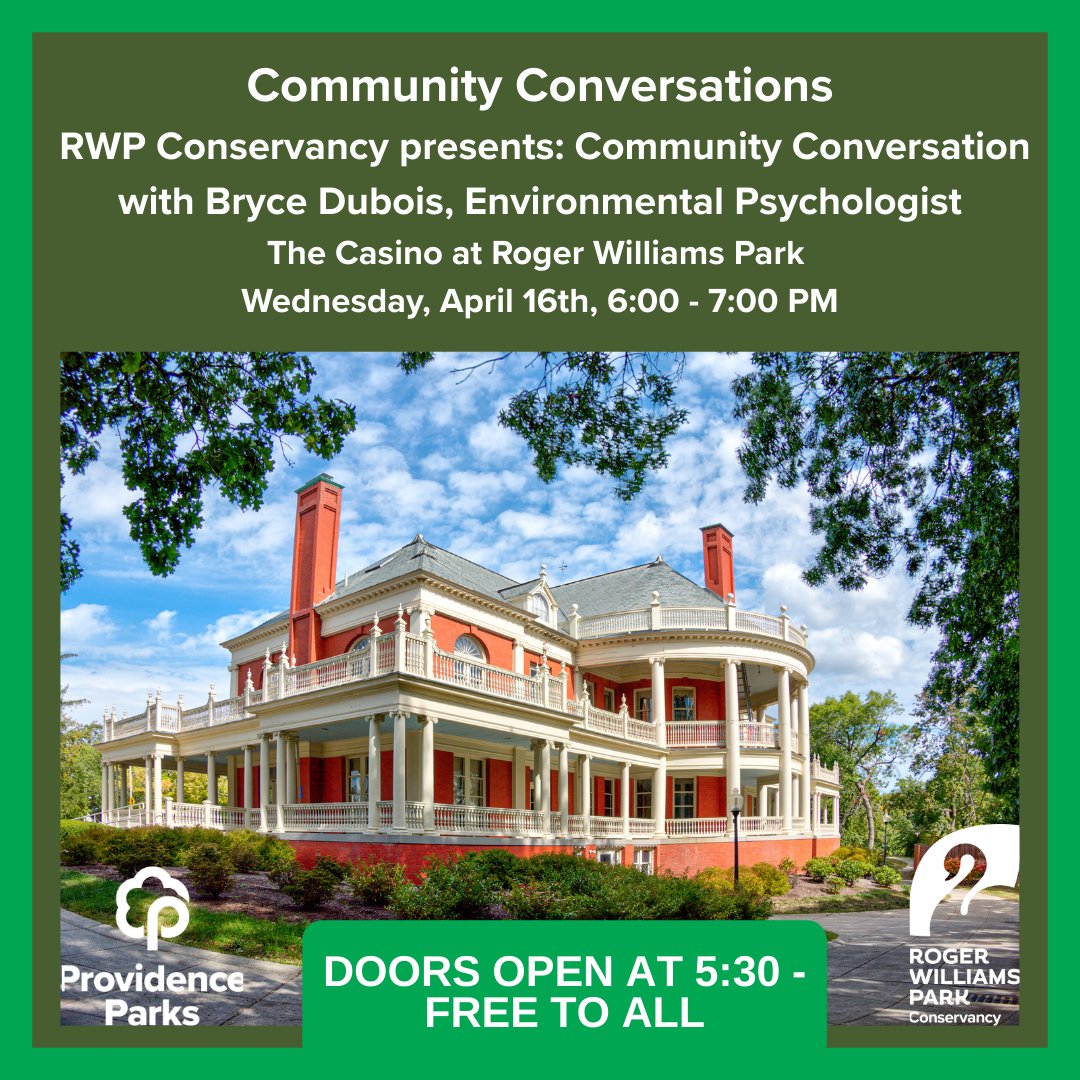 😀Free Community Event with Environmental Psychologist, Bryce Dubois.  Doors Open at 5:30
No registration, More info at link in bio