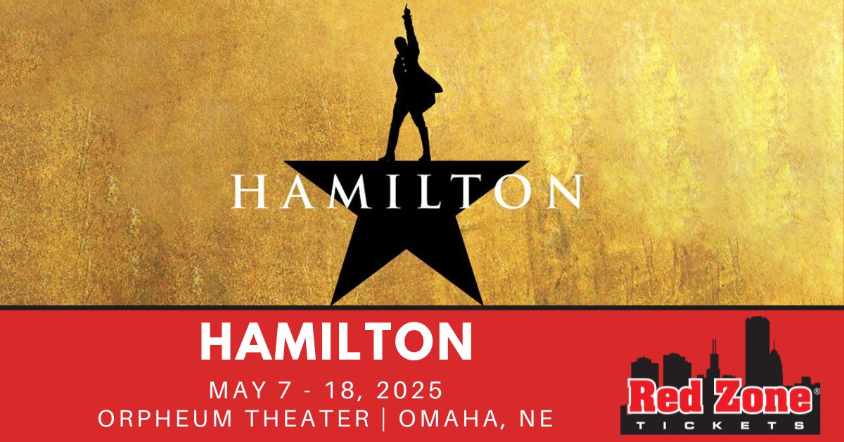 RedZoneTickets's tweet image. Omaha's next Broadway show is a big one!
#hamilton #omaha #broadway

Performances start May 7th and will run through May 18th. You'll want to grab your tickets early for this one!

🎟: redzonetickets.com/search?q=hamil…