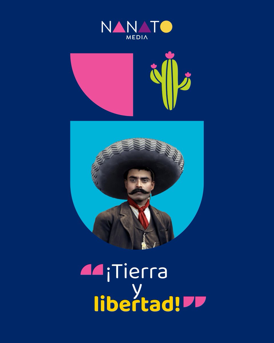 nanatomedia's tweet photo. On April 10, 1919, Emiliano Zapata was ambushed and killed. 🌱
He stood for land rights and the power of the people. Despite his death, his voice echoes in the  Mexican Constitution 🇲🇽 
#EmilianoZapata #TierrayLibertad #Mexico https://t.co/E8FI5OLP4v