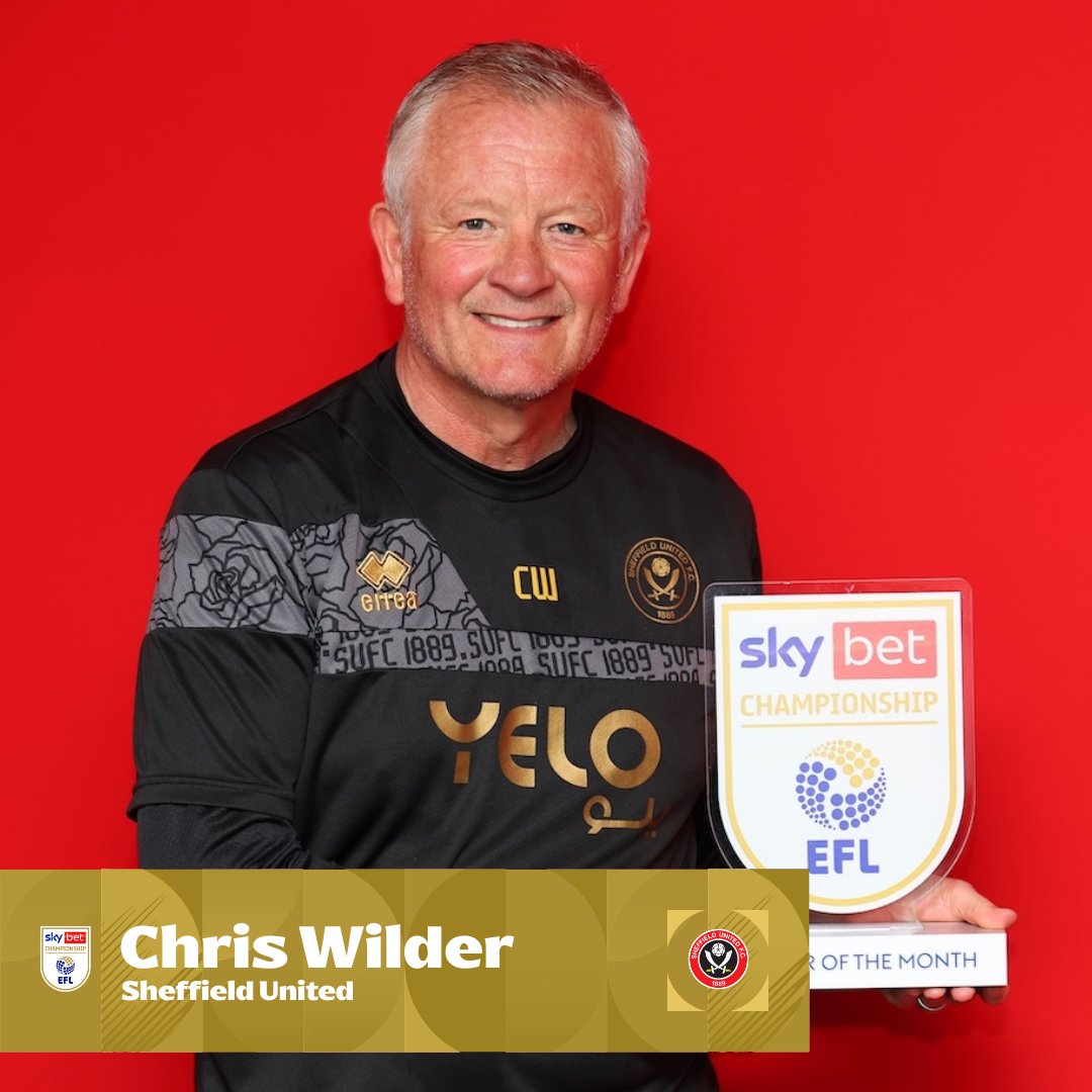 SkyBetChamp's tweet image. ⚔️ Congratulations to March's @SkyBet Championship Manager and Player of the Month winners! 👏

🏆 Chris Wilder - @SheffieldUnited 
🏆 Tyrese Campbell - @SheffieldUnited 

#EFL | #SkyBetChampionship