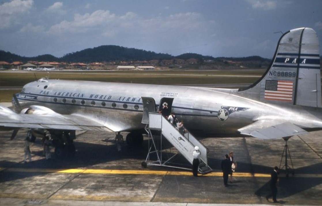 11 April 1952. Pan American World Airways Douglas DC-4 'Clipper
