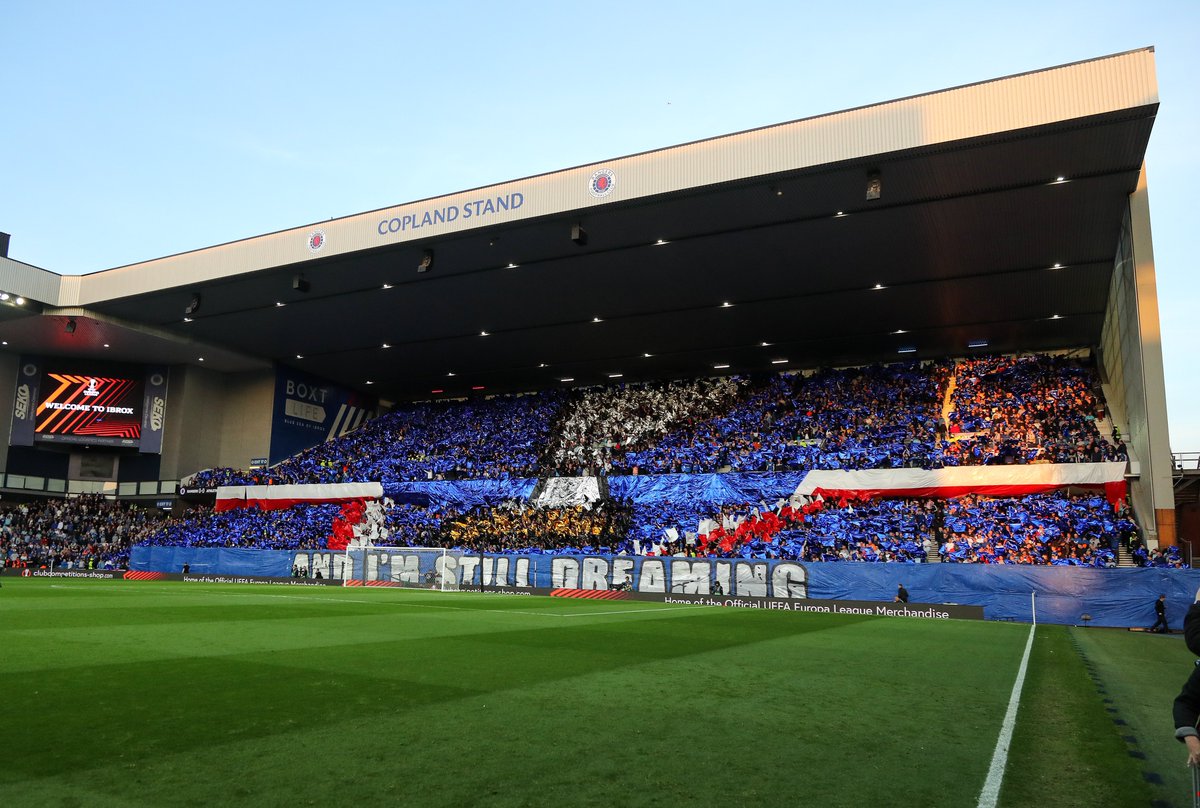 💙 And I’m Still Dreaming.

👏 Thank you for your support tonight at Ibrox.

#UEL