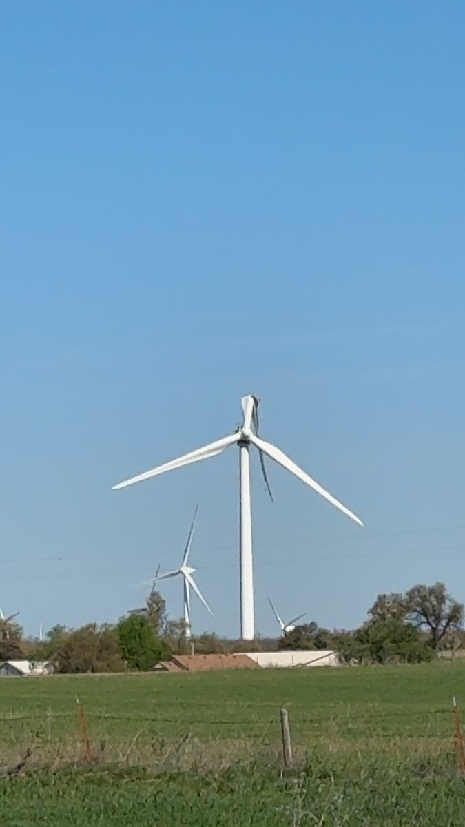 Hey <a href="/elonmusk/">Elon Musk</a> you better look into this green energy mess because these wind turbines here in Calumet, Oklahoma are falling apart. These are Mitsubishis and the don’t make parts for them. We have one on our family farm that has a catastrophic failure and they can’t fix it. I’m
