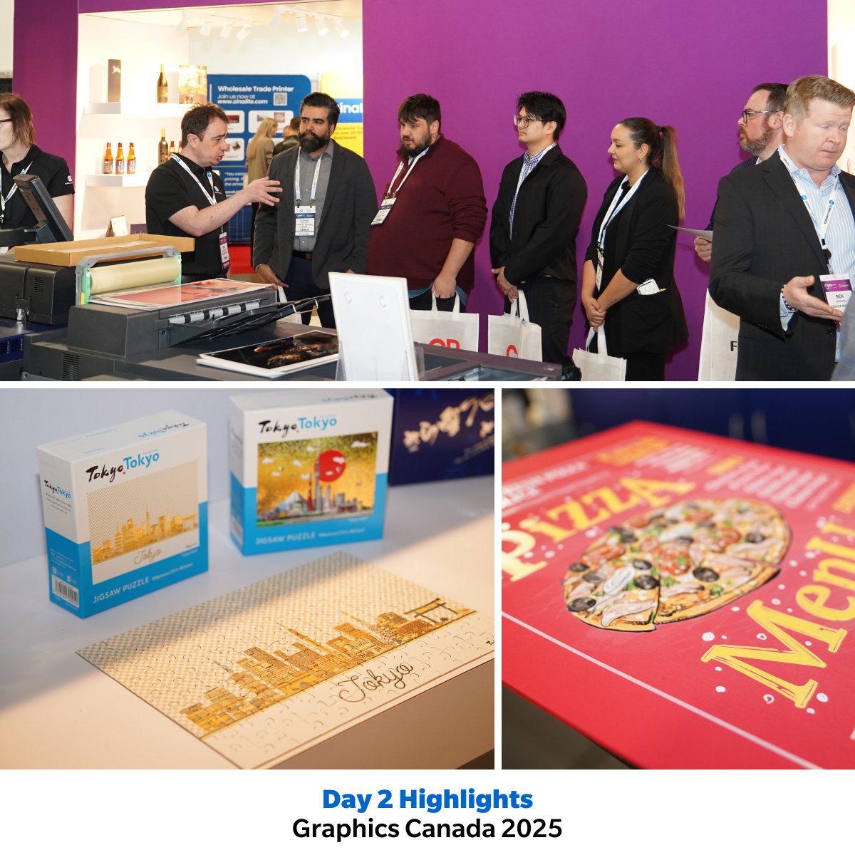 Graphics Canada Expo 2025 Day 2 – That’s a Wrap!

What an incredible second day at Graphics Canada 2025! 

✨ Thank you to everyone who stopped by!

📍 Come see us tomorrow at Booth #5200 for the final day!

#GraphicsCanada #KonicaMinolta #InspiredByYou