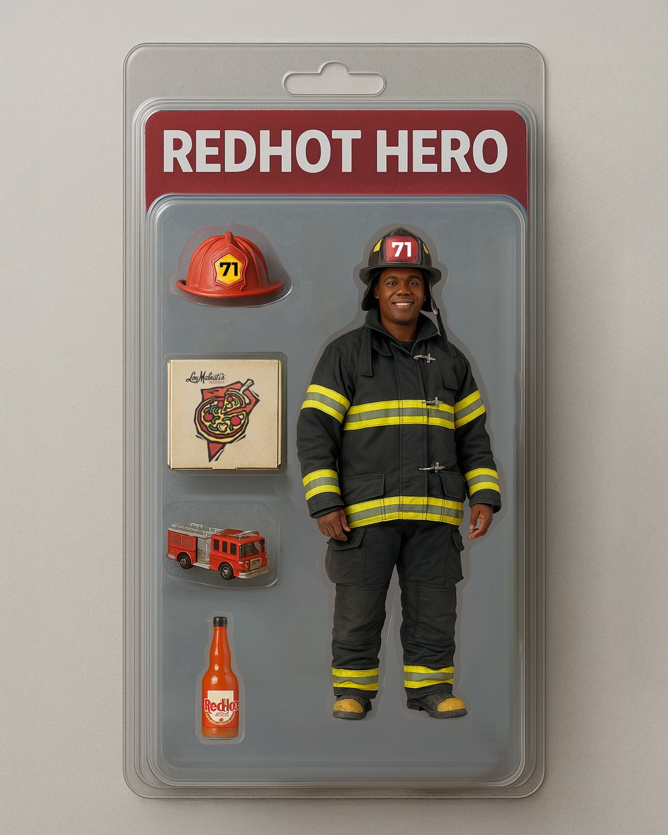 In honor of our Buffalou Chicken Pizza w/@franksredhot, we're celebrating local firefighters! Nominate your RedHot hero to win Lou's &amp; Frank's RedHot for a year, a $500 donation to a nonprofit, and more. Nominations close 4/25 at 11:59pm CT. To enter ➡️ bit.ly/3Ry8EGp