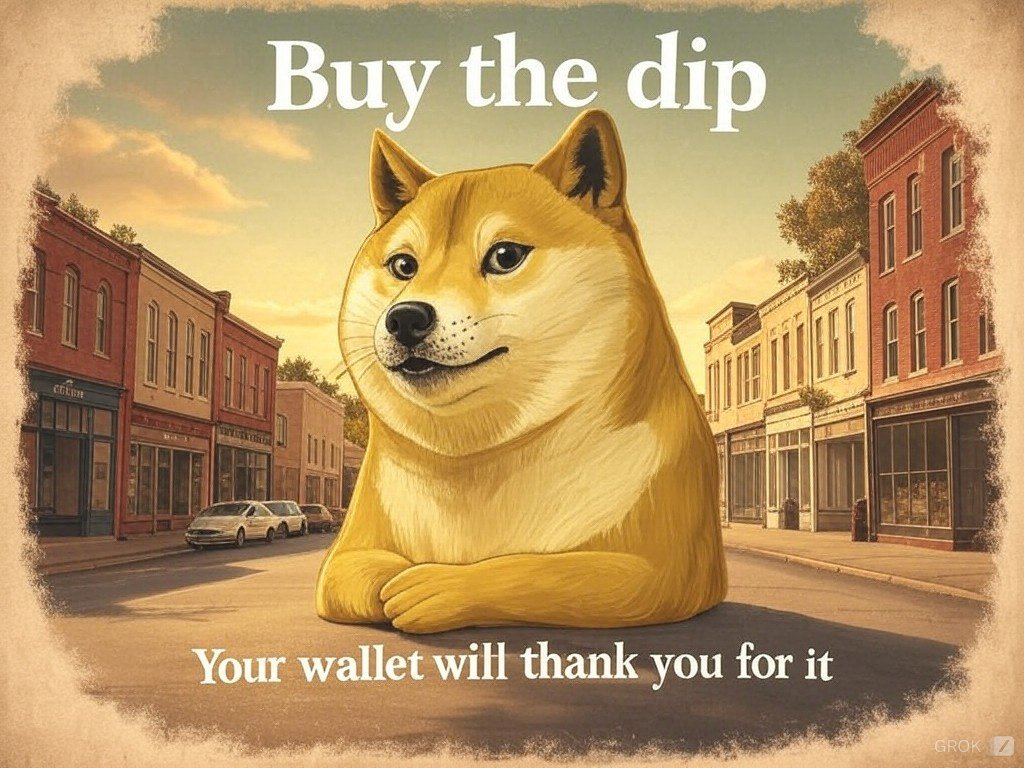 Dogecoin taking a dip? Snagged it cheap while the bulls are napping—my wallet’s ready to moon with a wink!
