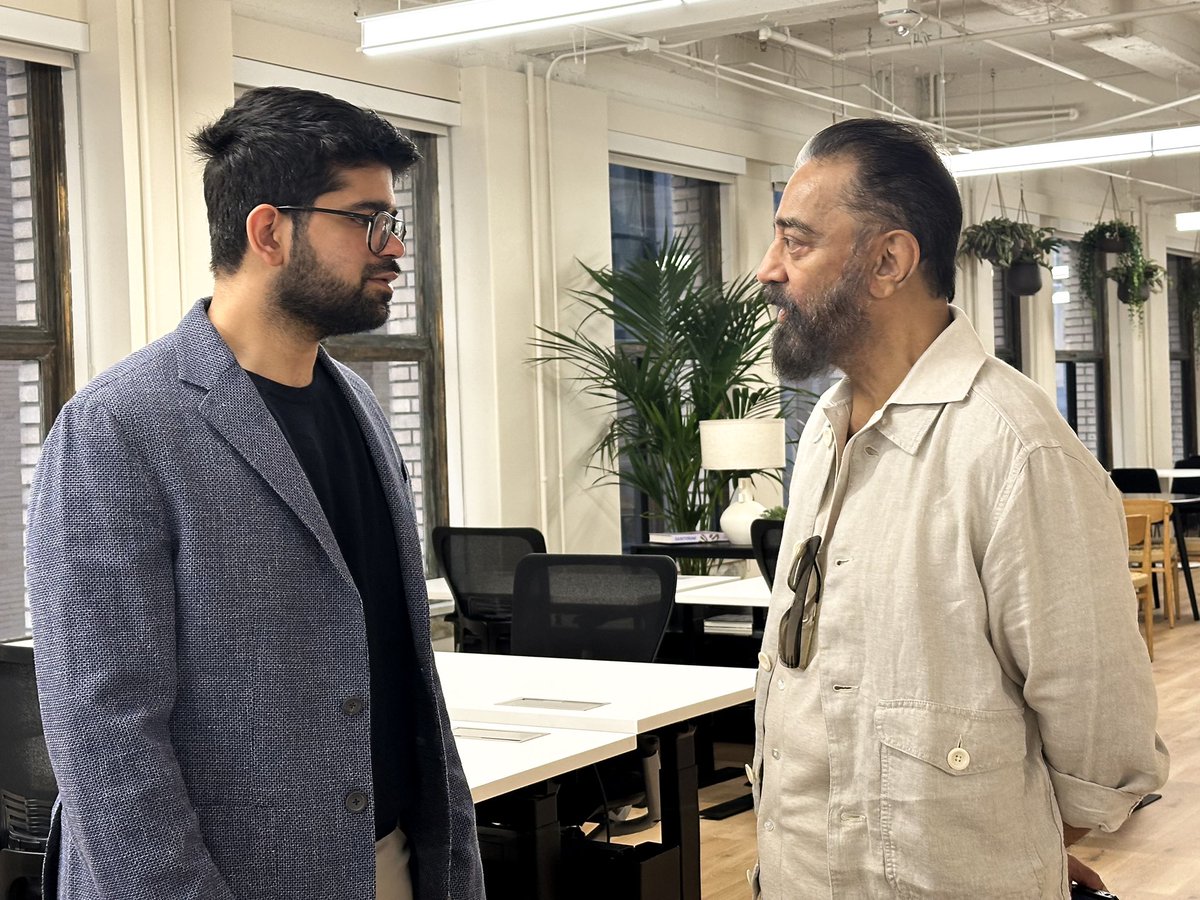 Kamal Haasan (@ikamalhaasan) on Twitter photo From cinema to Silicon, the tools evolveтАФbut our thirst for whatтАЩs next remains. Inspired by my visit to Perplexity HQ in San Francisco, where Indian ingenuity shines through <a href="/AravSrinivas/">Aravind Srinivas</a> and his brilliant team building the futureтАФone question at a time.
Curiosity didnтАЩt kill From cinema to Silicon, the tools evolveтАФbut our thirst for whatтАЩs next remains. Inspired by my visit to Perplexity HQ in San Francisco, where Indian ingenuity shines through <a href="/AravSrinivas/">Aravind Srinivas</a> and his brilliant team building the futureтАФone question at a time.
Curiosity didnтАЩt kill